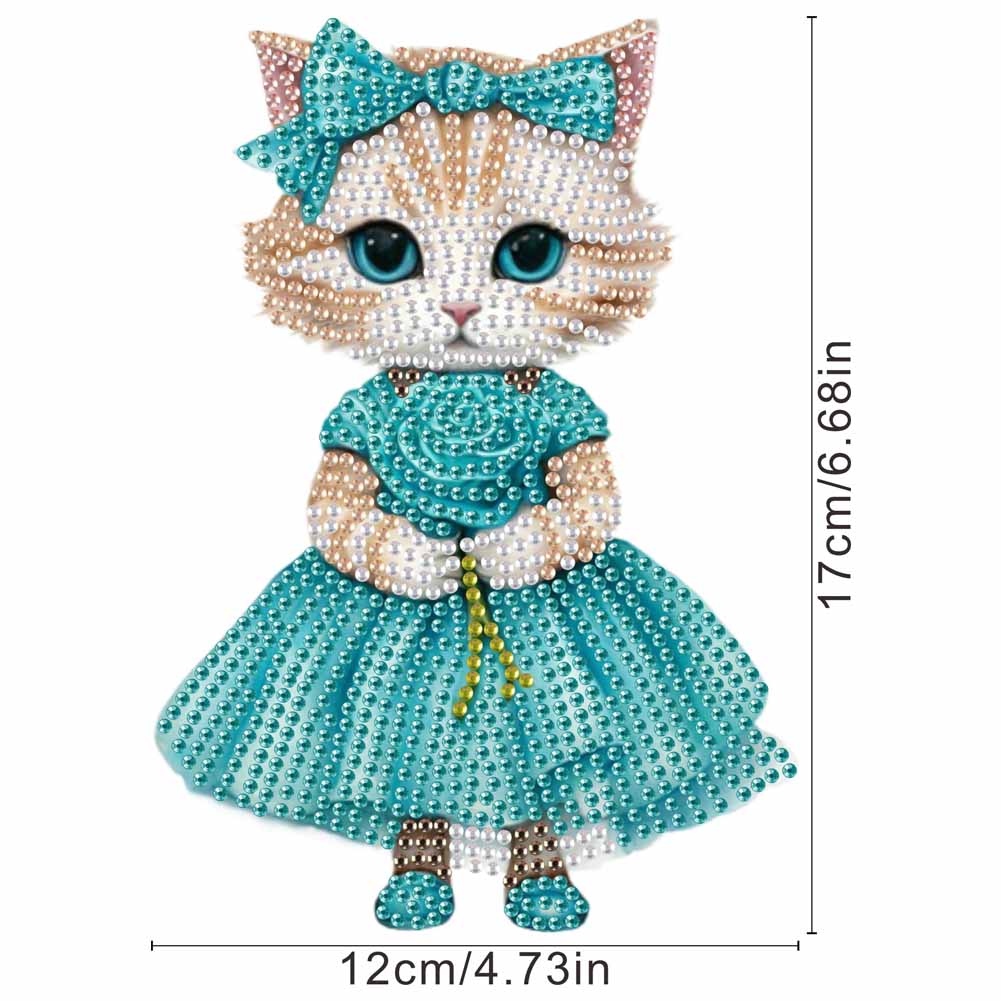Acrylic Shaking Head Animal Desktop Diamond Art Kits Cat Dog Bedroom Table Decor