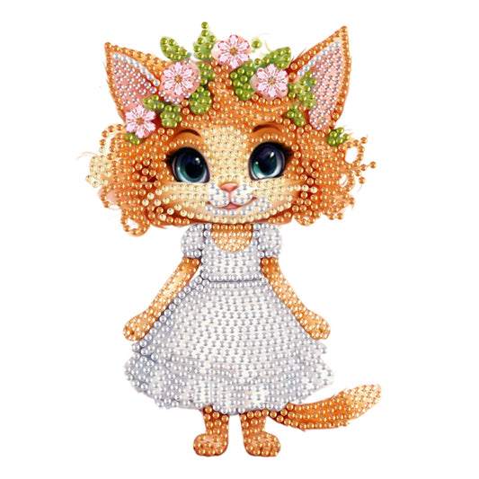 Acrylic Shaking Head Animal Desktop Diamond Art Kits Cat Dog Bedroom Table Decor