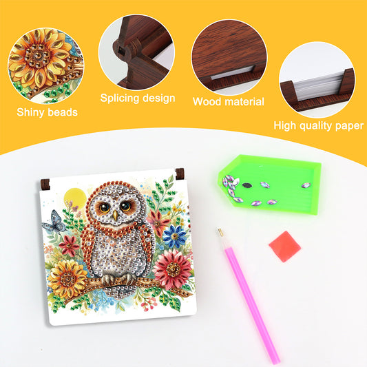 1pc Diamond Painting Kit Note Box 160 Sticky Notes Home Office School Supplies