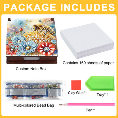 1pc Diamond Painting Kit Note Box 160 Sticky Notes Home Office School Supplies