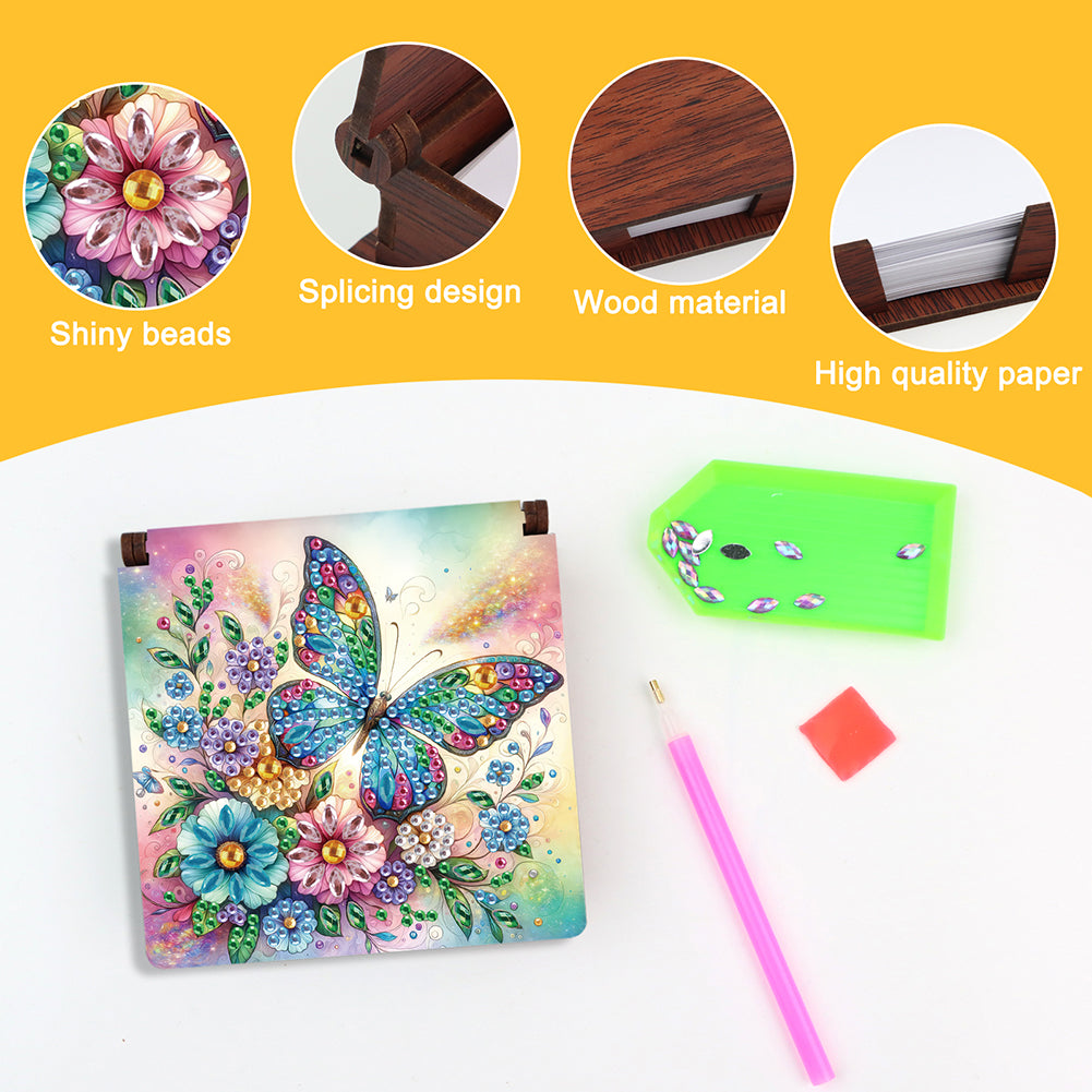 1pc Diamond Painting Kit Note Box 160 Sticky Notes Home Office School Supplies