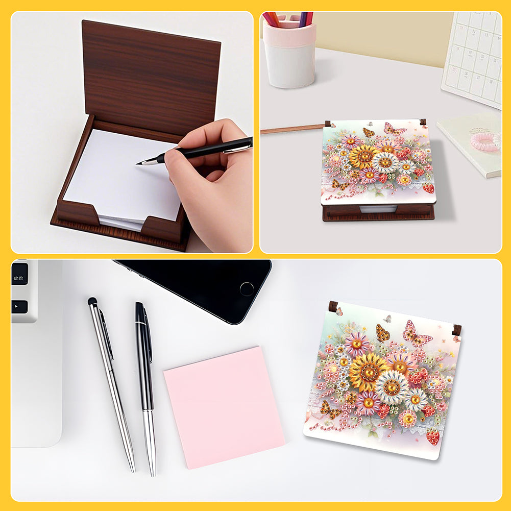 1pc Diamond Painting Kit Note Box 160 Sticky Notes Home Office School Supplies
