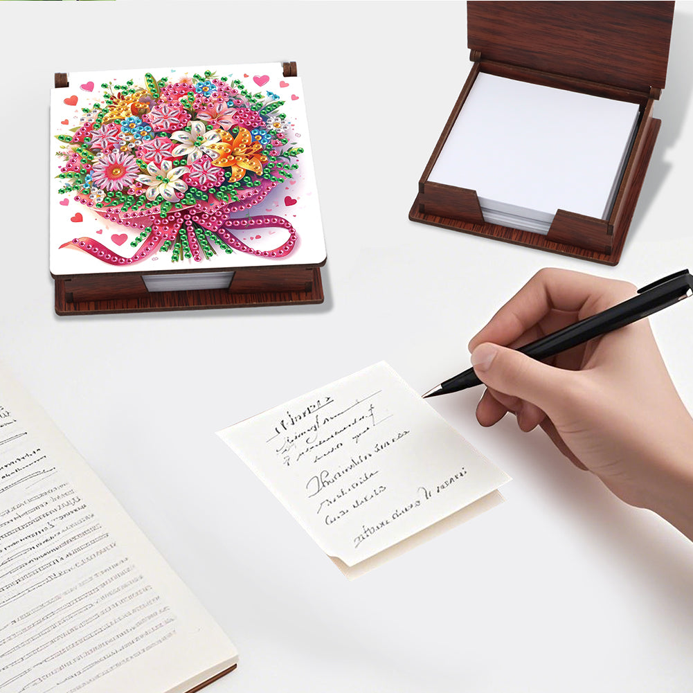 1pc Diamond Painting Kit Note Box 160 Sticky Notes Home Office School Supplies