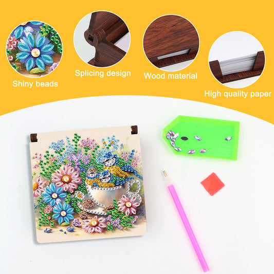 1pc Diamond Painting Kit Note Box 160 Sticky Notes Home Office School Supplies