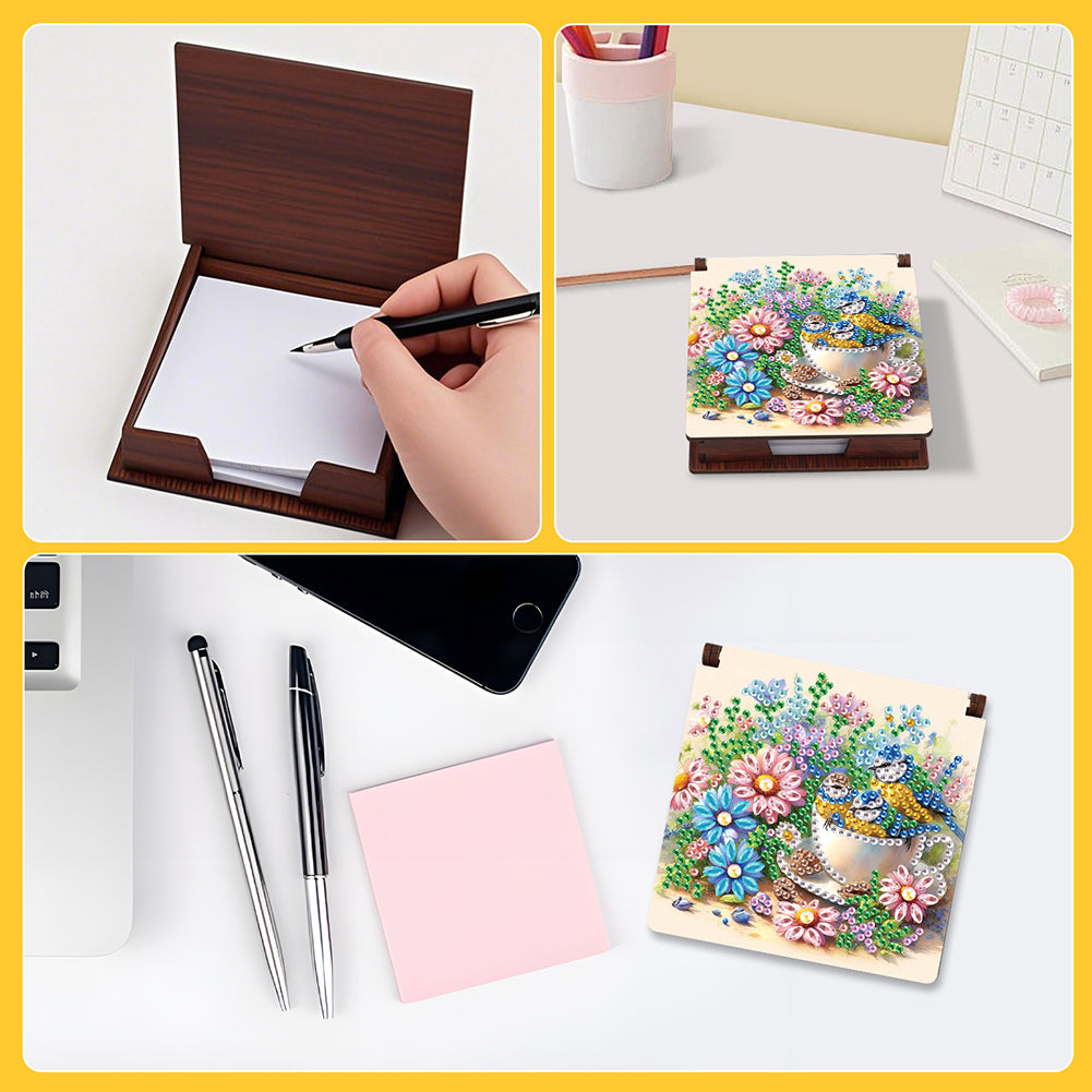 1pc Diamond Painting Kit Note Box 160 Sticky Notes Home Office School Supplies