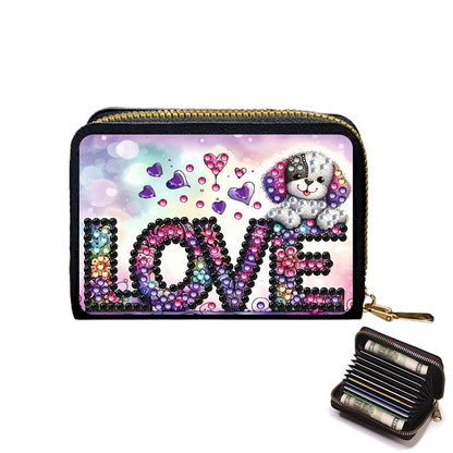 Diamond Painting Card Holder Coin Purse Diamond Art Wallet Pouch Gifts for Women