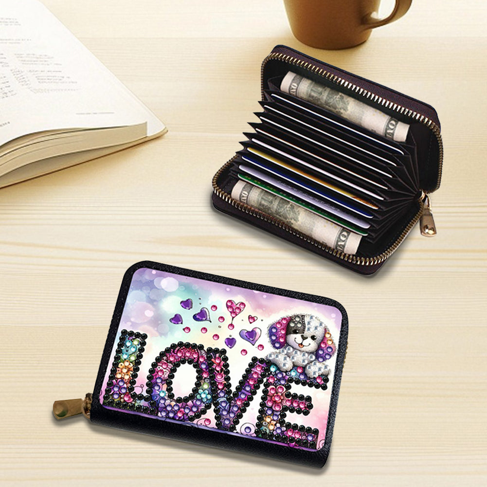 Diamond Painting Card Holder Coin Purse Diamond Art Wallet Pouch Gifts for Women