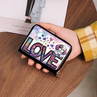 Diamond Painting Card Holder Coin Purse Diamond Art Wallet Pouch Gifts for Women