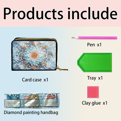 Diamond Painting Card Holder Coin Purse Diamond Art Wallet Pouch Gifts for Women