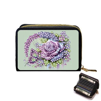 Diamond Painting Card Holder Coin Purse Diamond Art Wallet Pouch Gifts for Women