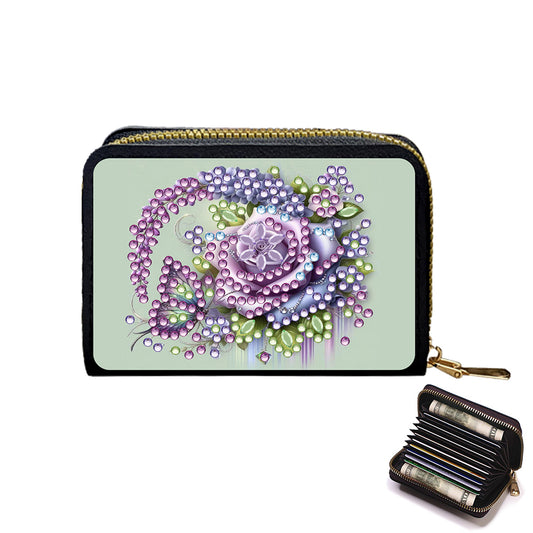 Diamond Painting Card Holder Coin Purse Diamond Art Wallet Pouch Gifts for Women