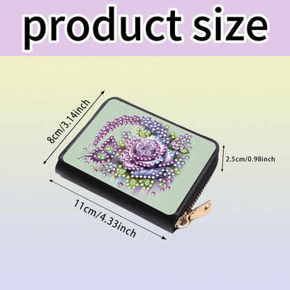 Diamond Painting Card Holder Coin Purse Diamond Art Wallet Pouch Gifts for Women