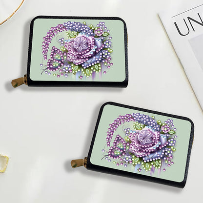Diamond Painting Card Holder Coin Purse Diamond Art Wallet Pouch Gifts for Women