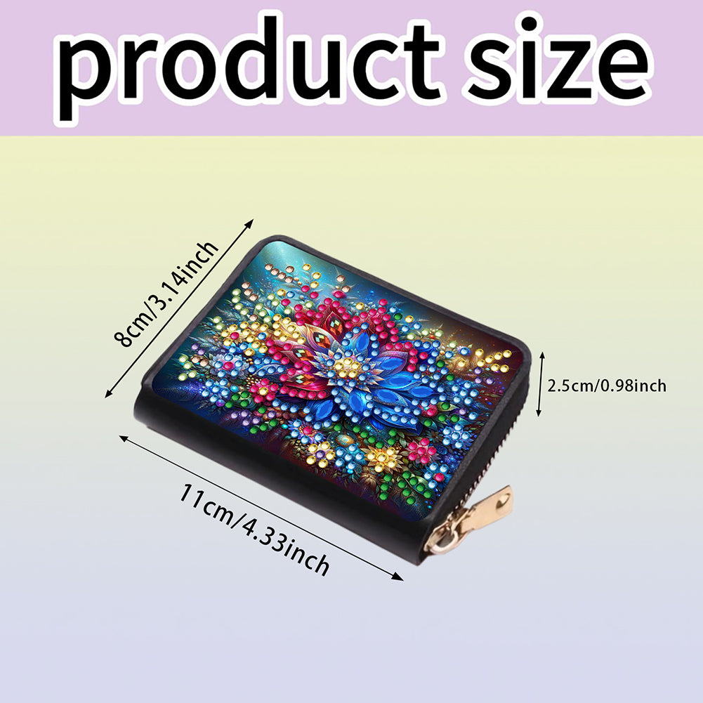 Diamond Painting Card Holder Coin Purse Diamond Art Wallet Pouch Gifts for Women