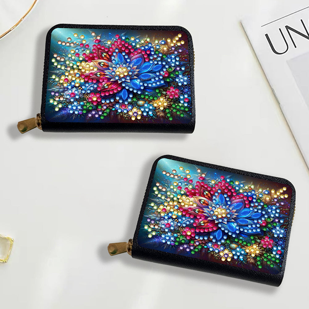Diamond Painting Card Holder Coin Purse Diamond Art Wallet Pouch Gifts for Women