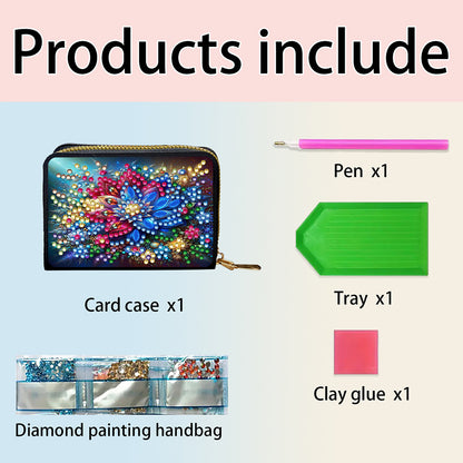 Diamond Painting Card Holder Coin Purse Diamond Art Wallet Pouch Gifts for Women