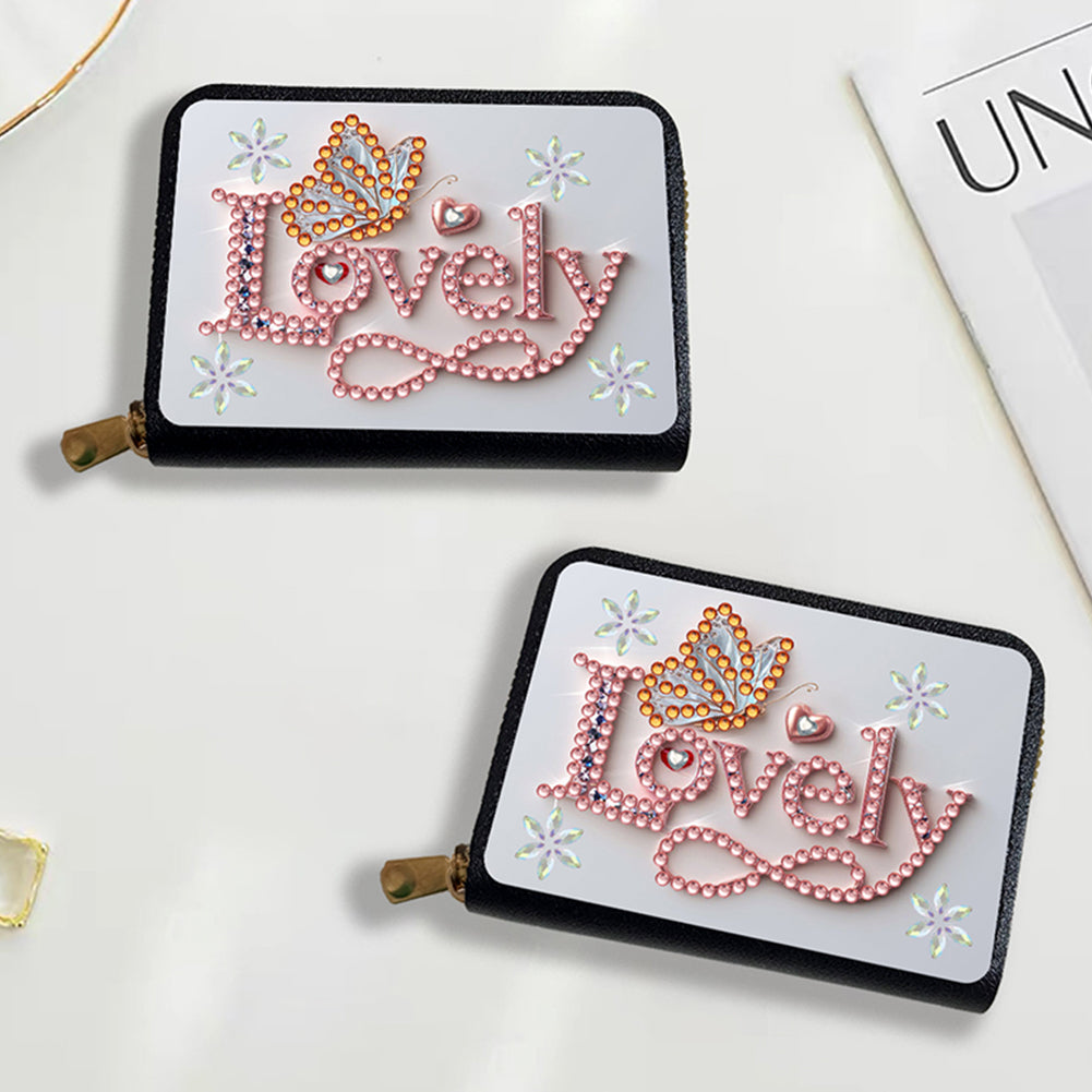 Diamond Painting Card Holder Coin Purse Diamond Art Wallet Pouch Gifts for Women