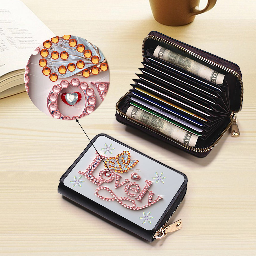 Diamond Painting Card Holder Coin Purse Diamond Art Wallet Pouch Gifts for Women