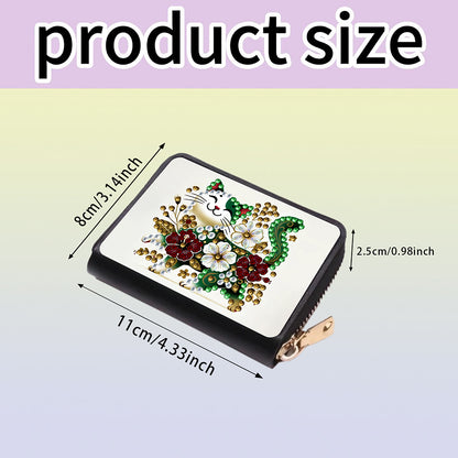Diamond Painting Card Holder Coin Purse Diamond Art Wallet Pouch Gifts for Women