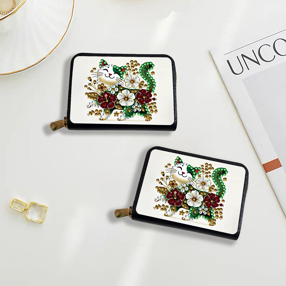 Diamond Painting Card Holder Coin Purse Diamond Art Wallet Pouch Gifts for Women