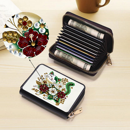 Diamond Painting Card Holder Coin Purse Diamond Art Wallet Pouch Gifts for Women
