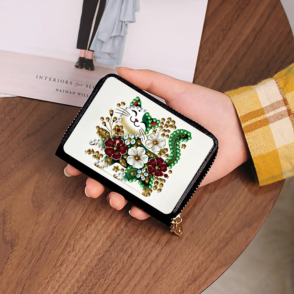 Diamond Painting Card Holder Coin Purse Diamond Art Wallet Pouch Gifts for Women