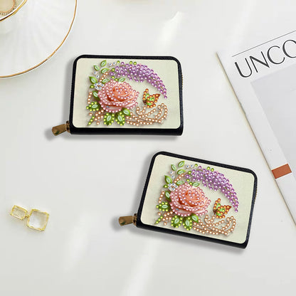 Diamond Painting Card Holder Coin Purse Diamond Art Wallet Pouch Gifts for Women