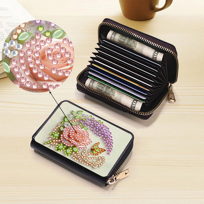 Diamond Painting Card Holder Coin Purse Diamond Art Wallet Pouch Gifts for Women