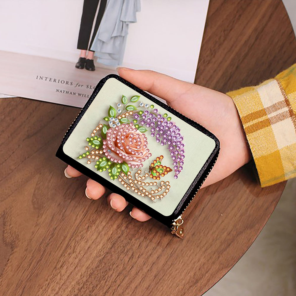 Diamond Painting Card Holder Coin Purse Diamond Art Wallet Pouch Gifts for Women