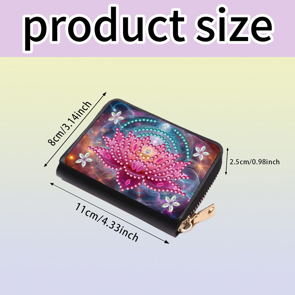 Diamond Painting Card Holder Coin Purse Diamond Art Wallet Pouch Gifts for Women