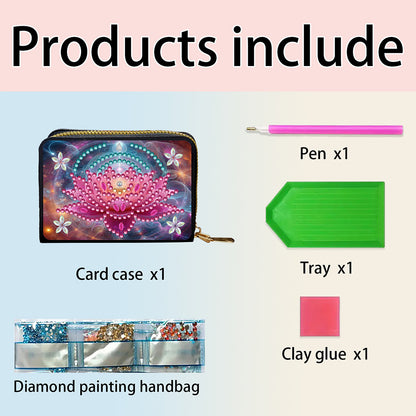 Diamond Painting Card Holder Coin Purse Diamond Art Wallet Pouch Gifts for Women