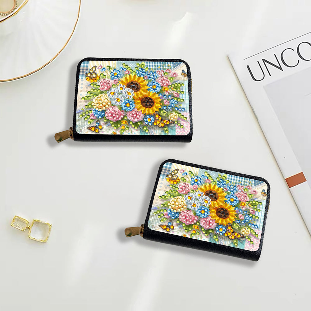 Diamond Painting Card Holder Coin Purse Diamond Art Wallet Pouch Gifts for Women
