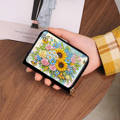 Diamond Painting Card Holder Coin Purse Diamond Art Wallet Pouch Gifts for Women