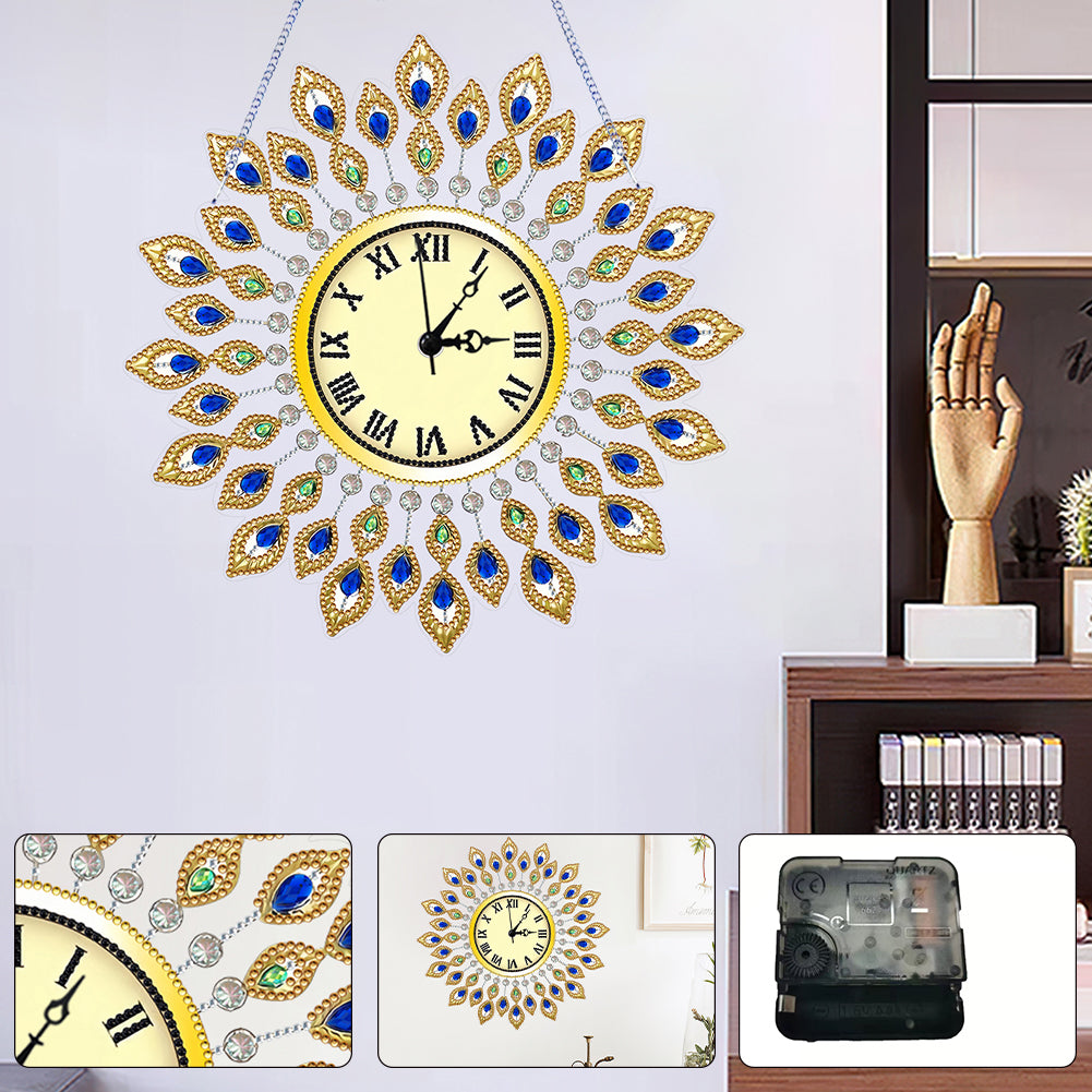 DIY Diamond Painting Clock Kits Diamond Art Clock Ornaments Kit Home Wall Decor