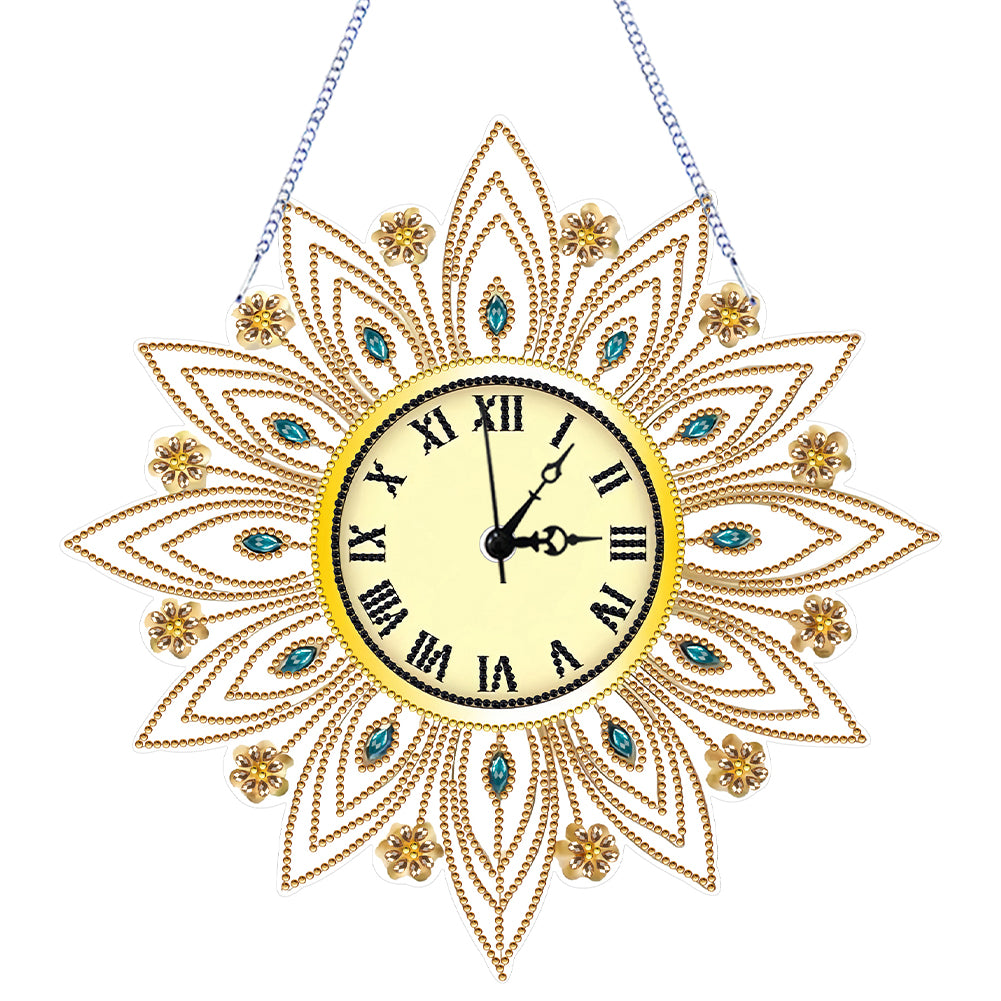 DIY Diamond Painting Clock Kits Diamond Art Clock Ornaments Kit Home Wall Decor