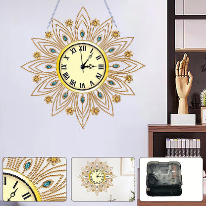 DIY Diamond Painting Clock Kits Diamond Art Clock Ornaments Kit Home Wall Decor