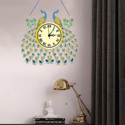 DIY Diamond Painting Clock Kits Diamond Art Clock Ornaments Kit Home Wall Decor
