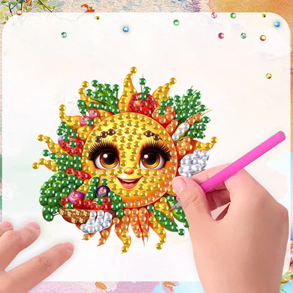 6Pcs Diamond Painting Refrigerator Magnets Diamond Art Kits for Adults Beginners