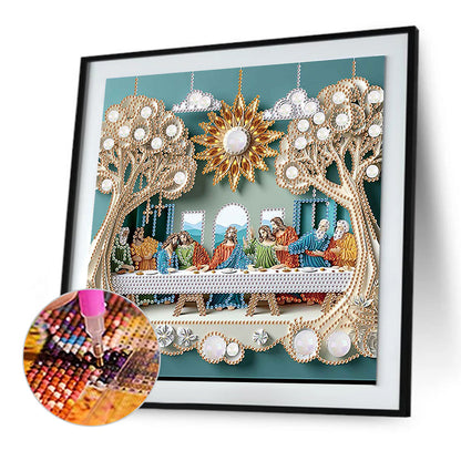 The Last Supper - Special Shaped Drill Diamond Painting 30*30CM