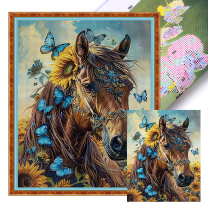 Horse - 11CT Stamped Cross Stitch 40*50CM