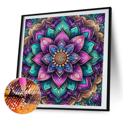 Mandala - Full AB Round Drill Diamond Painting 40*40CM