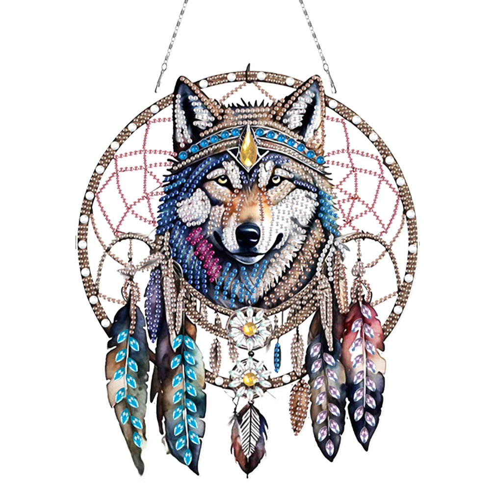 Acrylic Special Shape Animals Diamond Painting Ornaments for Garden Window Decor