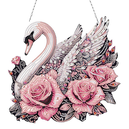 Acrylic Special Shape Animals Diamond Painting Ornaments for Garden Window Decor