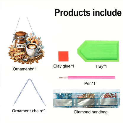 Acrylic Special Shape Animals Diamond Painting Ornaments for Garden Window Decor