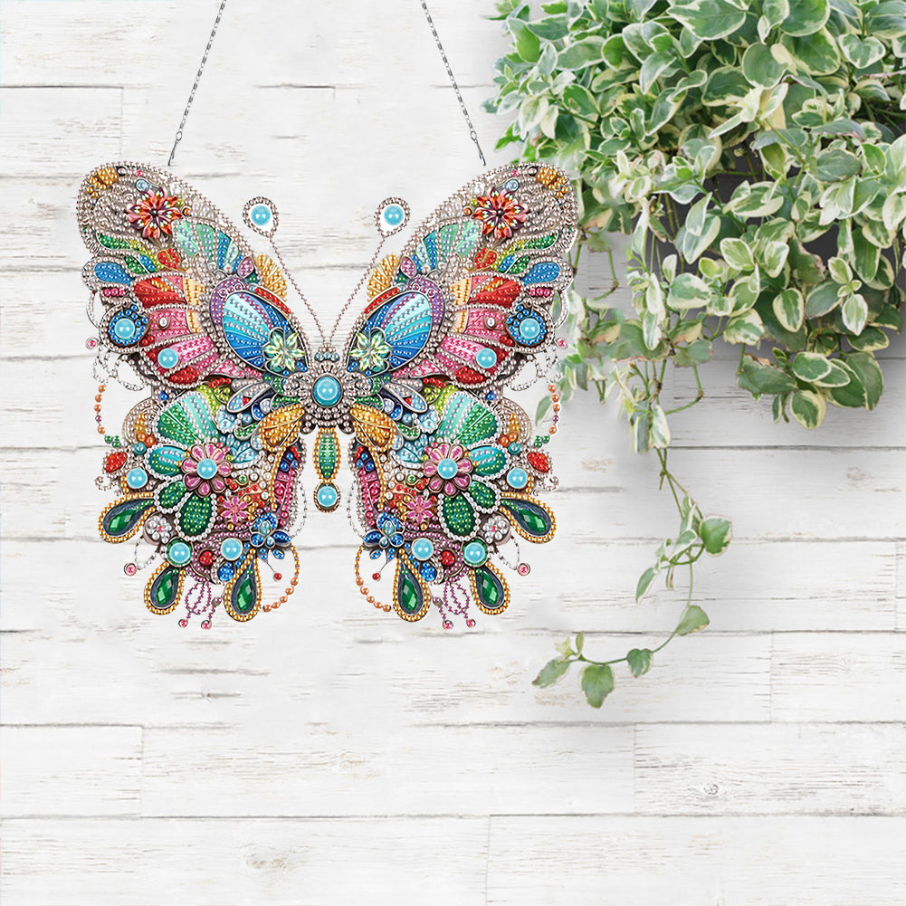 Acrylic Special Shape Animals Diamond Painting Ornaments for Garden Window Decor