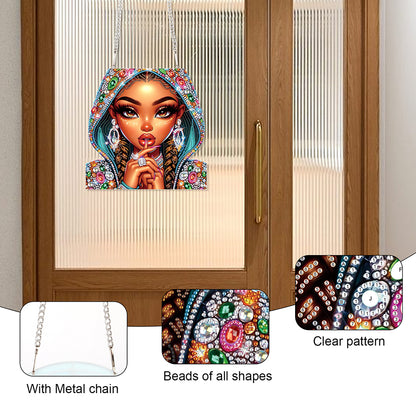 Acrylic Special Shape Animals Diamond Painting Ornaments for Garden Window Decor