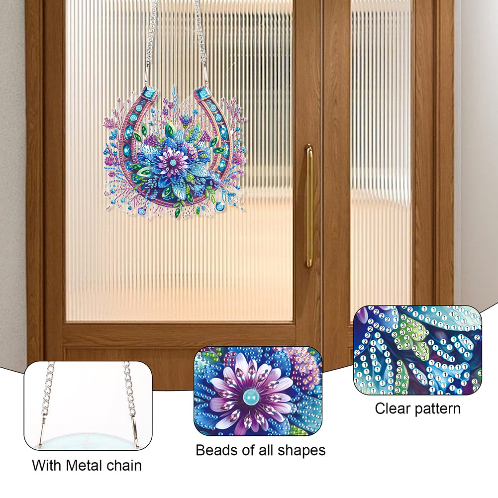 Acrylic Special Shape Animals Diamond Painting Ornaments for Garden Window Decor
