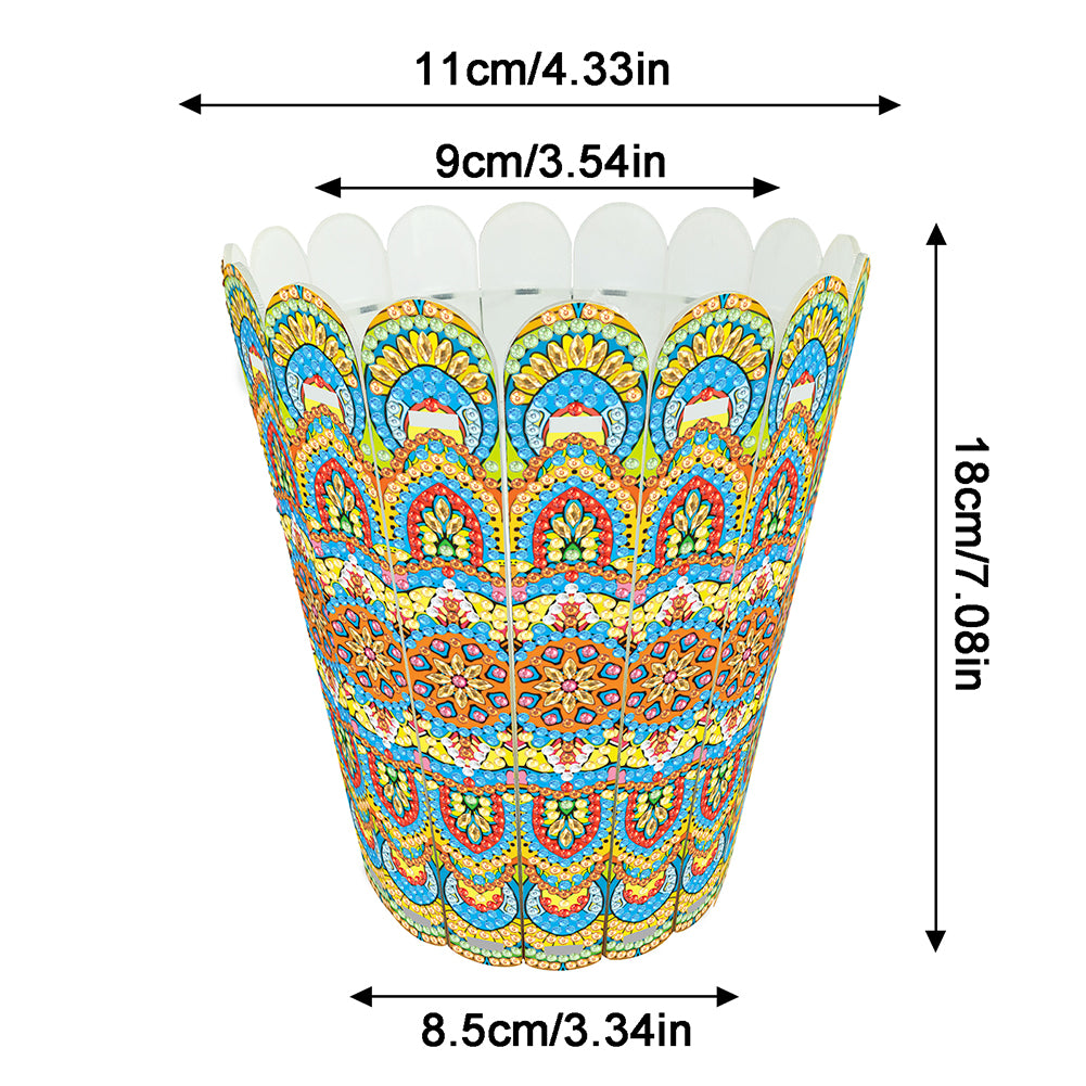 Diamond Painting Flower Vase Rhinestones Desktop Ornaments for Home Office Decor