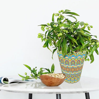 Diamond Painting Flower Vase Rhinestones Desktop Ornaments for Home Office Decor