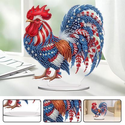 Independence Day Diamond Painting Tabletop Ornaments Kit for Adults Beginner